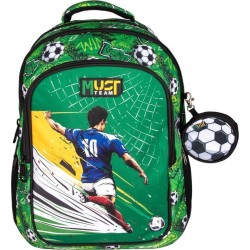 Diakakis imports School Backpack Elementary Must Team Football 3 Compartments 000587190 5205698807114