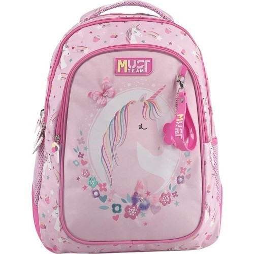 Diakakis imports School Backpack Elementary Must Team Pink Unicorn 3 Compartments 000587631 5205698828690