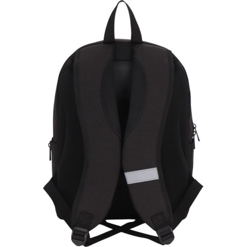Diakakis imports Backpack Must Team Monochrome Classic 32x19x42 2 Central Cases Black WITH Gray Paok 100 000130257 5205698820588