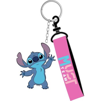 Diakakis imports School Backpack Elementary Disney Stitch Pink Must Team 3 Compartments 000565794 5205698809330