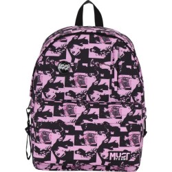 Diakakis imports Backpack Marseaux Must Team Pink 1 Main Compartment 000505142 5205698833250