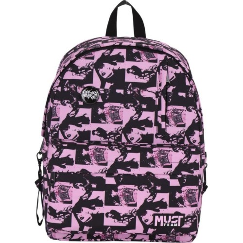 Diakakis imports Backpack Marseaux Must Team Pink 1 Main Compartment 000505142 5205698833250