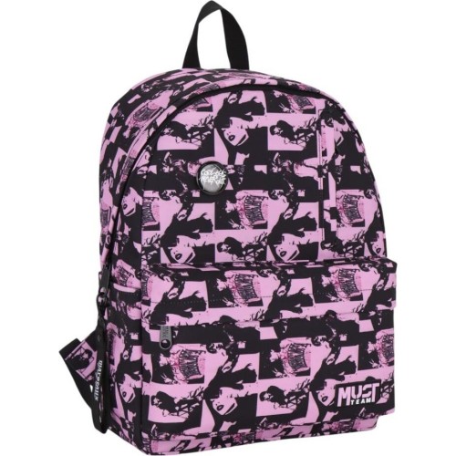 Diakakis imports Backpack Marseaux Must Team Pink 1 Main Compartment 000505142 5205698833250