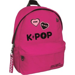 Diakakis imports Τσάντα Πλάτης K-pop Must Team rPET Ροζ 1 Κεντρική Θήκη 000587879 5205698848957