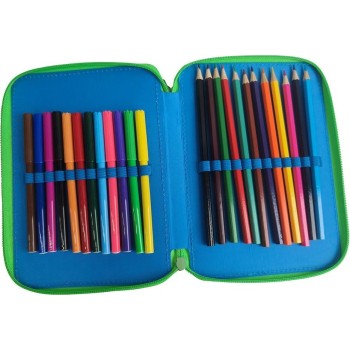 Diakakis imports School Pencil Case Double Filled Disney Toy Story 5 Must Team 000566037 5205698832635