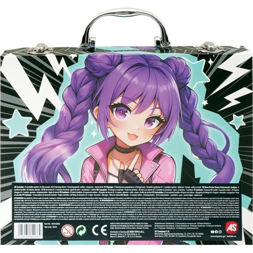 As company Happihobbi Κασετίνα Ζωγραφικής Deluxe 50 Αξεσουάρ Manga Για 9+ Ετών 1038-82066 5203068820664