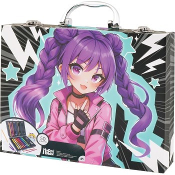 As company Happihobbi Drawing Box Deluxe 50 Manga Accessories For Ages 9+ 1038-82066 5203068820664