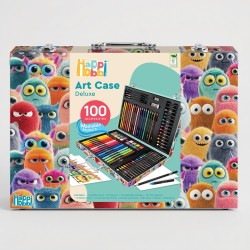 As company Happihobbi Κασετίνα Ζωγραφικής Deluxe 100 Αξεσουάρ Τερατάκια Για 3+ Ετών 1038-82062 5203068820626