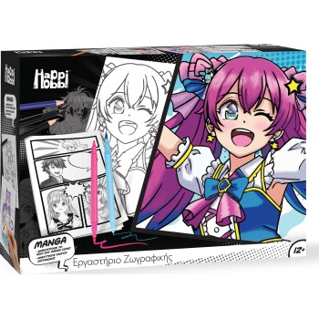 As company Happihobbi Manga Drawing Workshop For 12+ Years 1038-11053 5203068110536