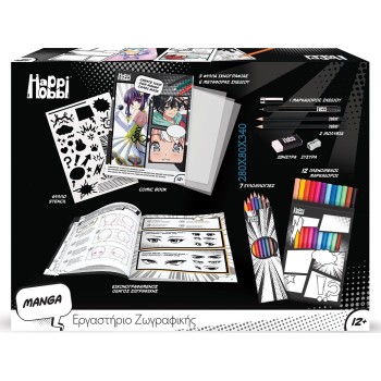 As company Happihobbi Manga Drawing Workshop For 12+ Years 1038-11053 5203068110536