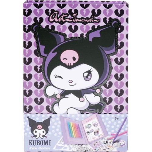 As company Happihobbi art Journal Kuromi Markers for Ages 9+ 1038-11027 5203068110277