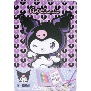 As company Happihobbi art Journal Kuromi Markers for Ages 9+ 1038-11027 5203068110277