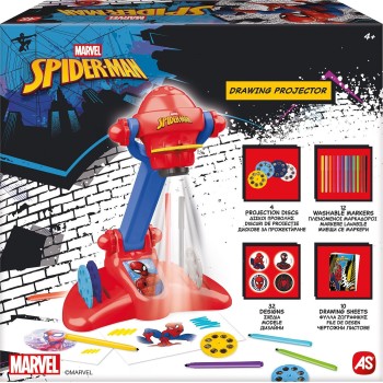As company AS Προτζέκτορας Ζωγραφικής Spiderman Για 4+ Χρονών 1028-54005 5203068540050