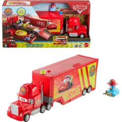 Mattel Disney and Pixar Cars Mack Mobile Rescue Repair Center, Large-scale Truck Transforms Into Playset JMT58 194735385096