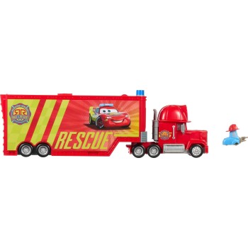 Mattel Disney and Pixar Cars Mack Mobile Rescue Repair Center, Large-scale Truck Transforms Into Playset JMT58 194735385096