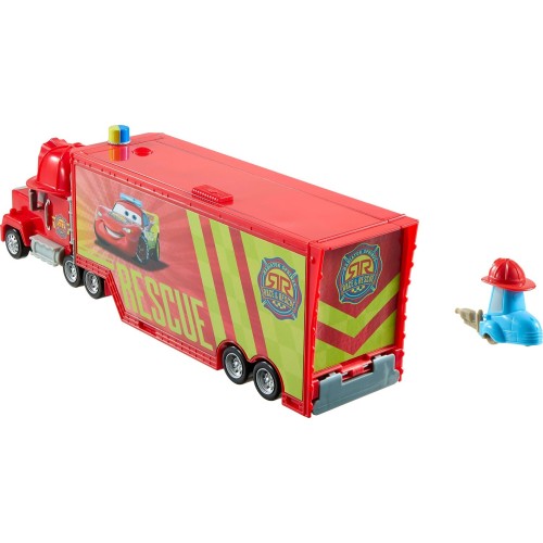 Mattel Disney and Pixar Cars Mack Mobile Rescue Repair Center, Large-scale Truck Transforms Into Playset JMT58 194735385096