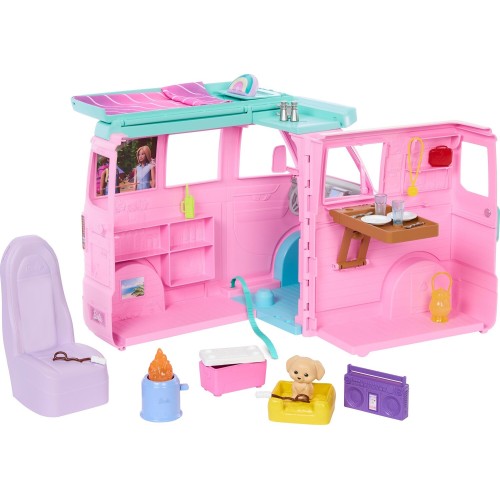 Mattel Barbie Dream Land Road Trip Camper Vehicle JMK45 194735379026