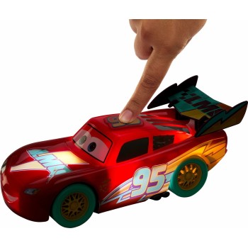 Mattel Disney Cars Disney And Pixar Cars Race To Celebrate Lights & Sounds Lightning Mcqueen, Large-Scale Toy Vehicle JMT55 1947