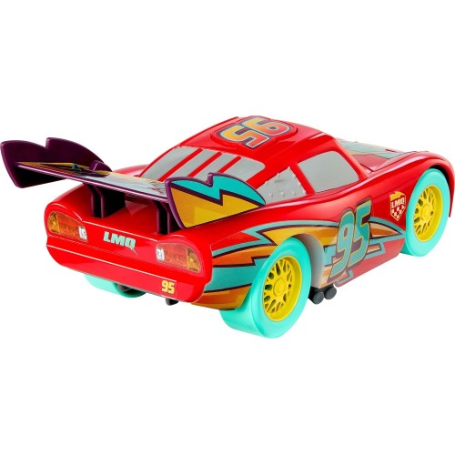 Mattel Disney Cars Disney And Pixar Cars Race To Celebrate Lights & Sounds Lightning Mcqueen, Large-Scale Toy Vehicle JMT55 1947