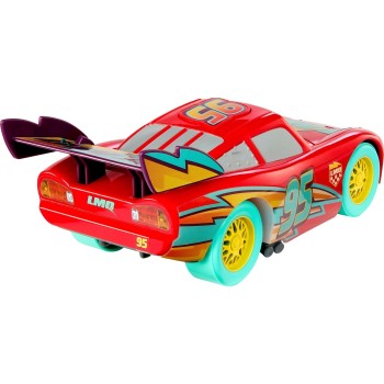 Mattel Disney Cars Disney And Pixar Cars Race To Celebrate Lights & Sounds Lightning Mcqueen, Large-Scale Toy Vehicle JMT55 1947