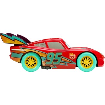 Mattel Disney Cars Disney And Pixar Cars Race To Celebrate Lights & Sounds Lightning Mcqueen, Large-Scale Toy Vehicle JMT55 1947