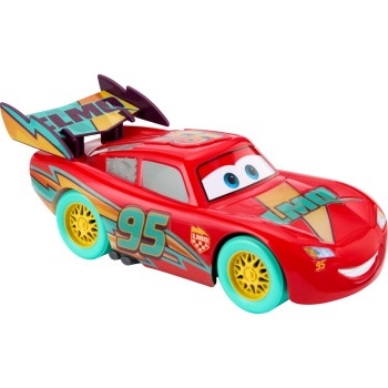 Mattel Disney Cars Disney And Pixar Cars Race To Celebrate Lights & Sounds Lightning Mcqueen, Large-Scale Toy Vehicle JMT55 1947