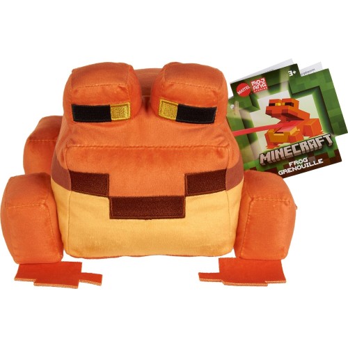 Mattel Minecraft Plush Frog Toy, 8-inch Soft Doll Inspired by the Video Game Character HBN39 / JDW11 194735289462
