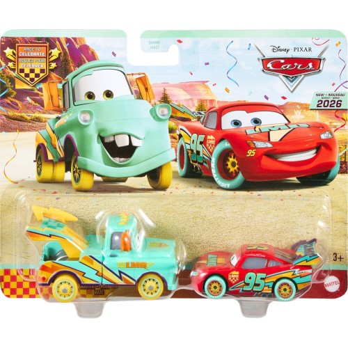 Mattel Disney and Pixar Cars 2-pack, Set of 2 1:55 Scale Die-cast Toy Vehicles (styles May Vary) DXV99 / JKW75 194735357949