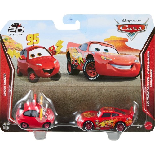 Mattel Disney and Pixar Cars 2-pack, Set of 2 1:55 Scale Die-cast Toy Vehicles (styles May Vary) DXV99 / JKW76 194735357918