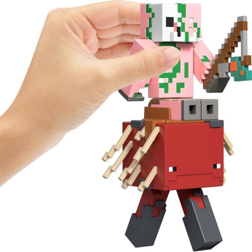 Mattel Minecraft core figure 2-pack - zombified piglin & minecraft strider GTT53 / JCN56 194735273508