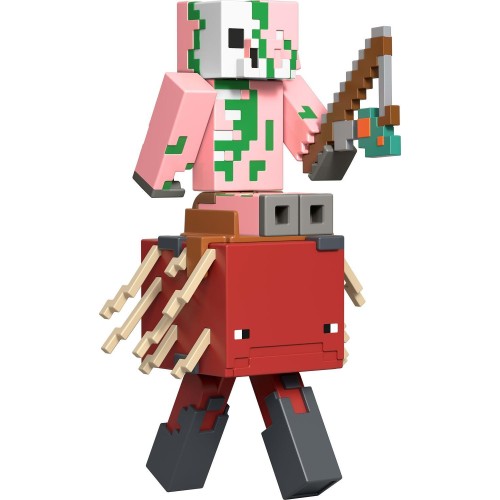Mattel Minecraft core figure 2-pack - zombified piglin & minecraft strider GTT53 / JCN56 194735273508