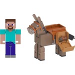 Mattel Minecraft core figure 2-pack - steve & donkey GTT53 / JCN54 194735273621