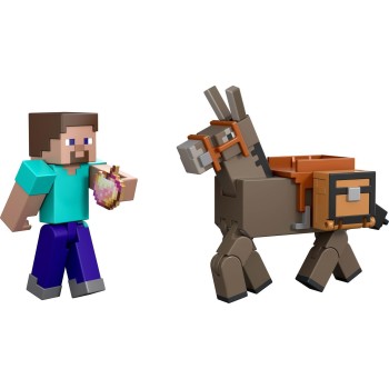 Mattel Minecraft Action Figures & Accessories 2-pack, 3.25-inch Scale Collectible Sets (characters May Vary) GTT53 / JCN54 19473