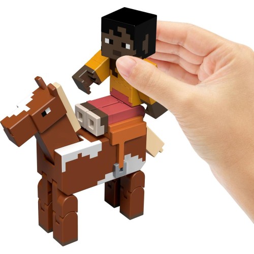 Mattel Minecraft core figure 2-pack - stable master makena & horse GTT53 / JCN57 194735273614