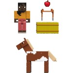 Mattel Minecraft Action Figures & Accessories 2-pack, Horse Jockey & Makena 3.25-inch Scale Toy Set GTT53 / JCN57 194735273614