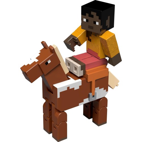 Mattel Minecraft core figure 2-pack - stable master makena & horse GTT53 / JCN57 194735273614