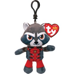 ty Fluffy Beanie Babies Rocket Clip 8.5cm 1607-34009 008421340095