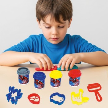 As company as Plasticine Spiderman Backpack With 4 Jars - Lids, Molds and 5 Tools 200gr for 3+ Years 1045-03631 5203068036317