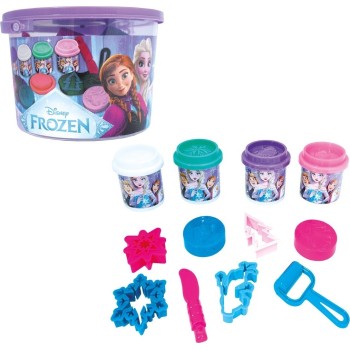 As company as Plasticine Frozen Bucket With 4 Jars and 8 Tools 200g 3+ Years 1045-03628 5203068036287