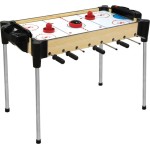 Ambassador Games MAM Ξύλινο Ποδοσφαιράκι & Air Hockey Tabletop 82cm. MA8150_H 4897049307032