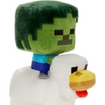 Mattel Minecraft Plush Zombie Chicken Jockey Toy, 8-inch Soft Doll Inspired by the Video Game Character JMY77 194735390069
