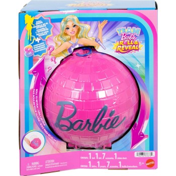 Mattel Barbie Team Barbie Roll & Reveal Pop Star Doll and Accessories JMK19 194735378739