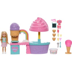 Mattel barbie chelsea εργαστηριο παγωτου JMJ42 194735378081