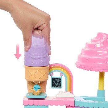 Mattel Barbie Club Chelsea Ice Cream Shop Doll and Accessories JMJ42 194735378081