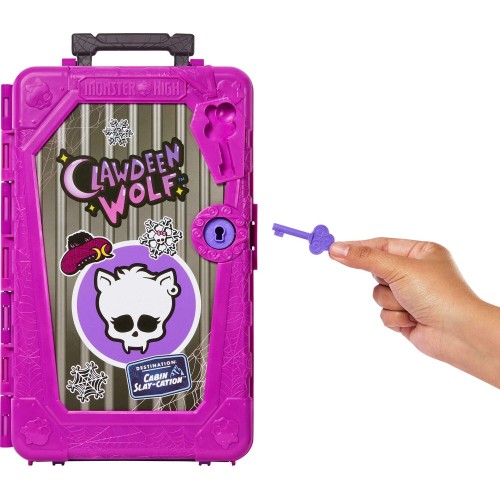 Mattel Monster High Skulltimate Secrets Cabin Slay-cation Playset, Clawdeen Wolf Doll and Accessories JMG65 194735421763