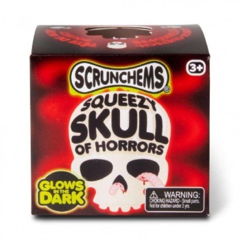 Tobar Scrunchems Sqeezy Skull Of Horrors Glow In The Dark Ζουληχτό Μπαλάκι Κρανίο 31.39014 5038728155530