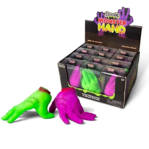 Tobar Scrunchems Monster Hand Ελαστικό Ζουληχτό Χέρι - 2 Σχέδια 31.39016 5038728155554