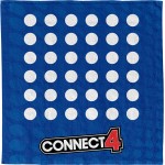 Real Fun Toys Πετσέτα Θαλάσσης Connect 4 Κλασικά Επιτραπέζια σε Πετσέτα με Σακίδιο 6+ Ετών, 2 Παίκτες 01.RE-A-000068 54070080545