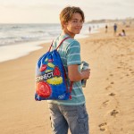 Real Fun Toys Beach Towel Connect 4 Classic Table in Towel Backpack 6+ Years, 2 Players 01.RE-A-000068 5407008054571