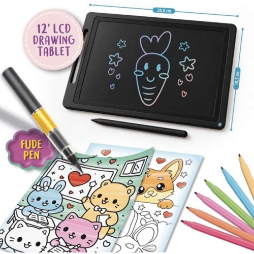 Real Fun Toys Kids Art Kawaii Academy Εργαστήριο Σχεδιασμού με LCD Tablet Σχεδίασης (117376) 03.117376 8008324117383